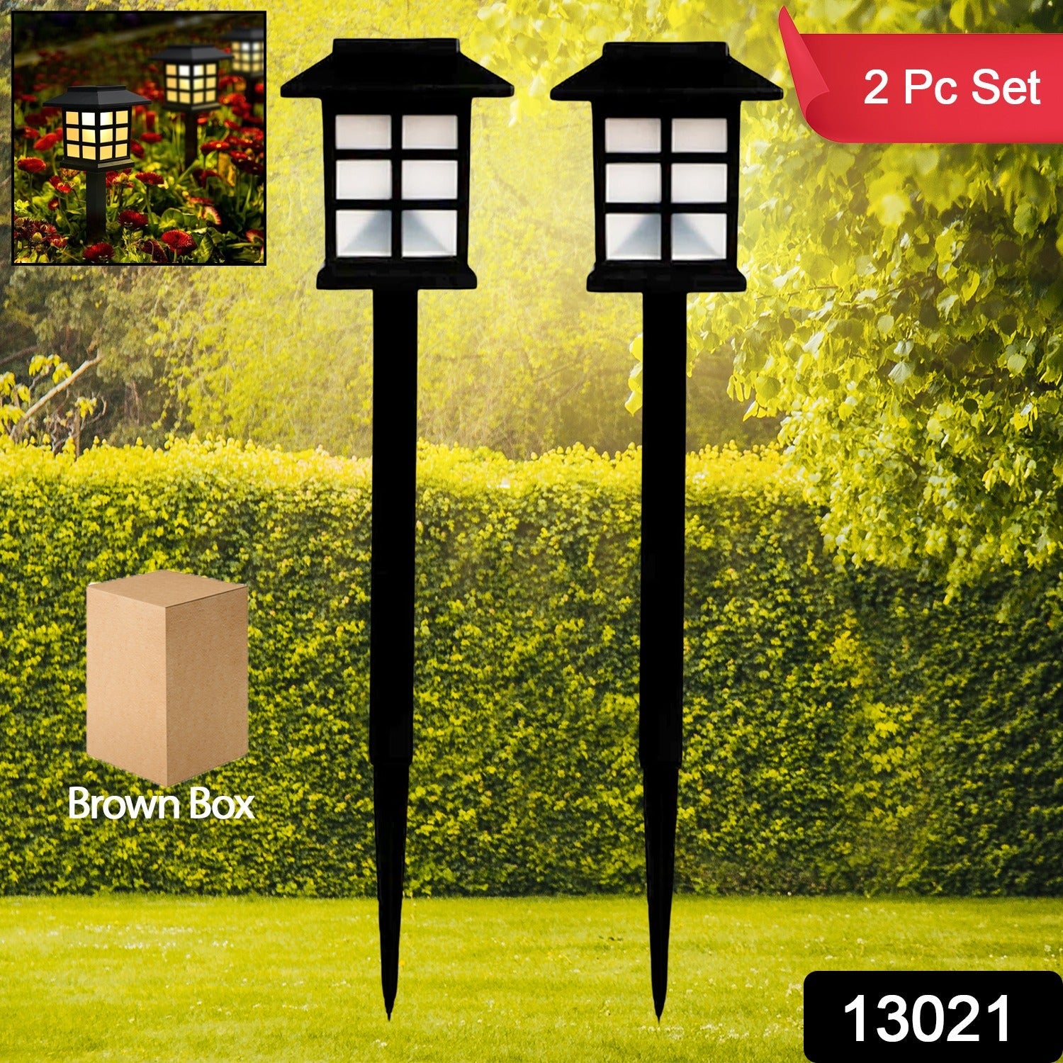 Solar Garden Lights, Outdoor Solar Landscape Lights, Waterproof Outdoor Solar Lights Walkway for Patio, Lawn, Yard, and Landscape (Pack of 2) Solar Garden Lights, Outdoor Solar Landscape Lights, Waterproof Outdoor Solar Lights Walkway for Patio, Lawn, Yard, and Landscape (Pack of 2)